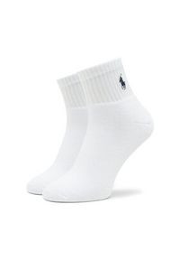 Polo Ralph Lauren Zestaw 3 par wysokich skarpet męskich 449655220003 Biały. Kolor: biały. Materiał: bawełna