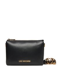 Love Moschino - LOVE MOSCHINO Torebka JC4075PP1NLF0000 Czarny. Kolor: czarny. Materiał: skórzane