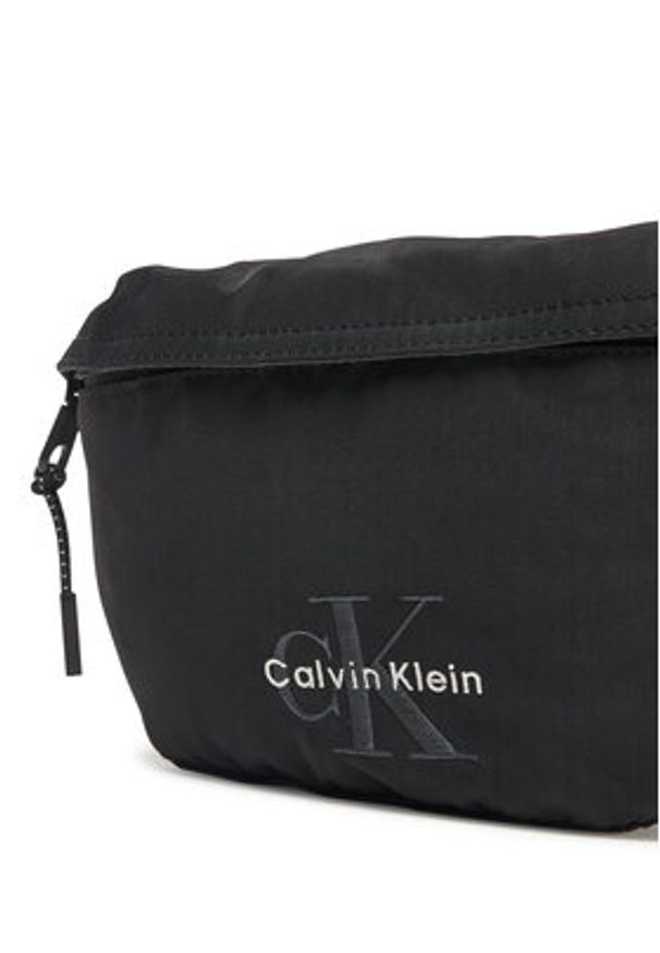 Calvin Klein Nerka Bold Waistbag LV04D3116G Czarny. Kolor: czarny. Materiał: materiał