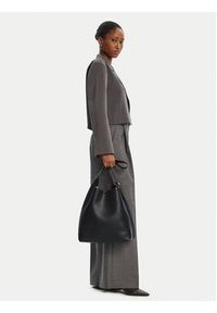 Tory Burch Torebka Romy Hobo 170964 Czarny. Kolor: czarny. Materiał: skórzane #3