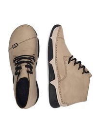 Rieker Trzewiki 45902-60 Beżowy. Kolor: beżowy. Materiał: skóra #6