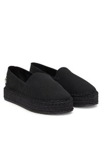 Calvin Klein Jeans Espadryle Flatform Esdparille Mg/Hdw YW0YW01737 Czarny. Kolor: czarny. Materiał: materiał