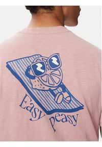 Napapijri T-Shirt S-Elior NP0A4HZY Różowy jasny Relaxed Fit. Kolor: różowy. Materiał: bawełna #4