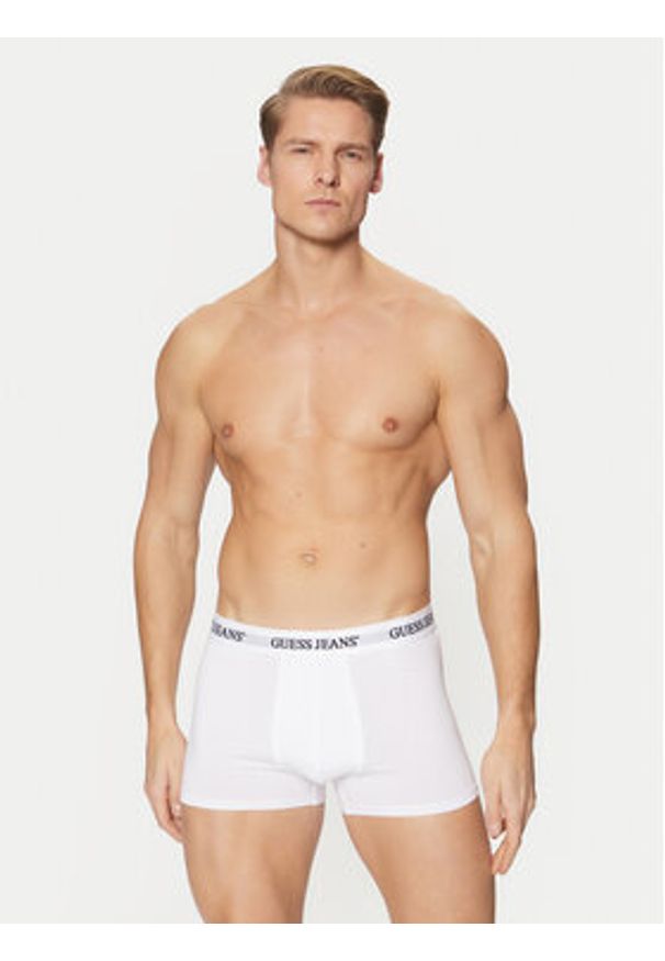 Guess Jeans Bokserki M4BZ44 K6YW1 Biały. Kolor: biały. Materiał: bawełna