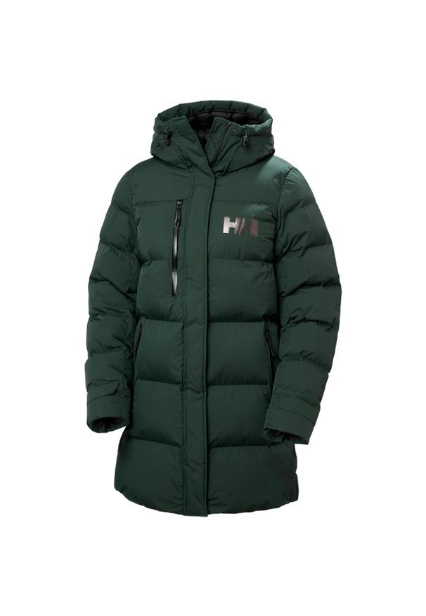Parka damska z kapturem Helly Hansen Adore. Typ kołnierza: kaptur. Kolor: czarny, wielokolorowy, zielony. Sezon: zima