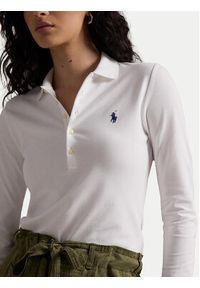 Polo Ralph Lauren Polo 211958949003 Biały Regular Fit. Typ kołnierza: polo. Kolor: biały. Materiał: bawełna #5