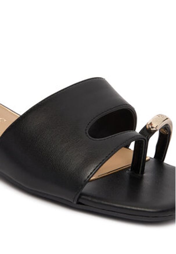 Guess Japonki FLJTBT ELE19 Czarny. Kolor: czarny. Materiał: skóra