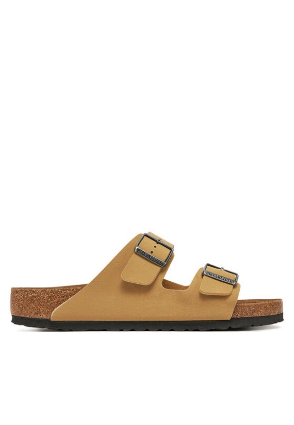 Birkenstock Klapki Arizona Birko-Flor 1029170 Beżowy. Kolor: beżowy. Materiał: skóra