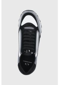 Armani Exchange Buty XUX101.XV294.K633 kolor czarny. Nosek buta: okrągły. Zapięcie: sznurówki. Kolor: czarny. Materiał: guma #2