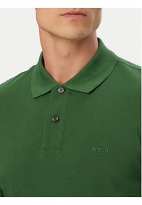 BOSS Polo Pallas 50553564 Zielony Regular Fit. Typ kołnierza: polo. Kolor: zielony. Materiał: bawełna #4