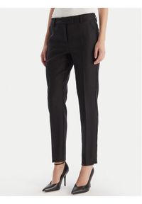 Marella Chinosy Margie 2523136232 Czarny Slim Fit. Kolor: czarny. Materiał: wełna #1