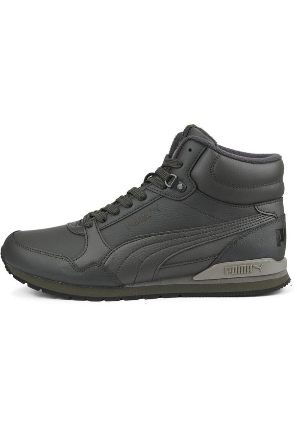 Buty do chodzenia męskie Puma ST Runner V3 Mid. Zapięcie: sznurówki. Kolor: szary. Materiał: guma, materiał, syntetyk. Szerokość cholewki: normalna. Sport: turystyka piesza