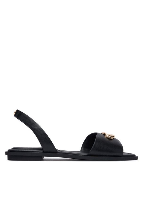 Aldo Sandały Calelian 14298226 Czarny. Kolor: czarny. Materiał: skóra