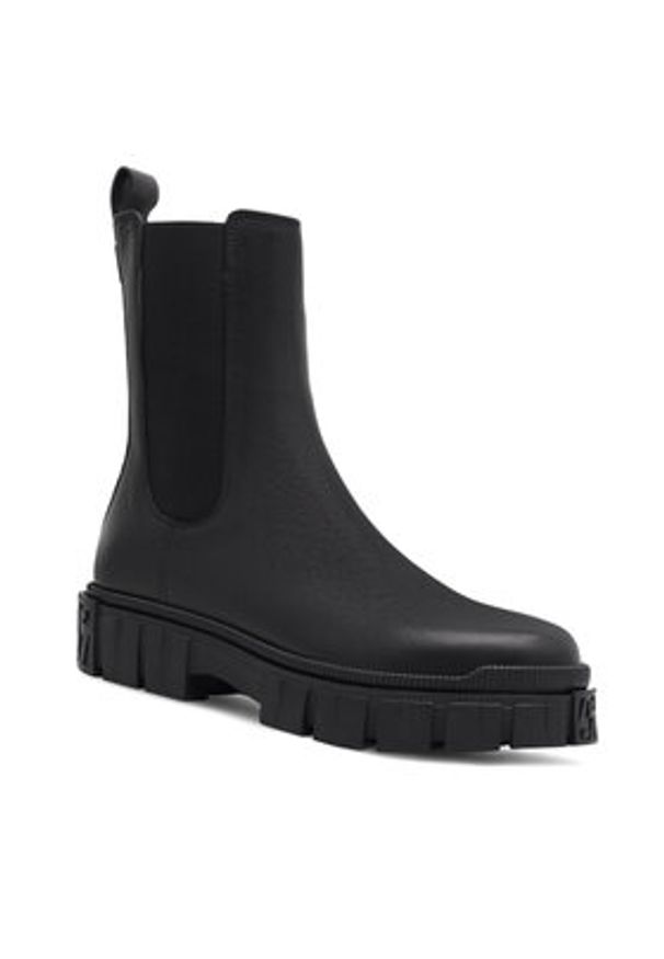 Gino Rossi Botki 4064 Czarny. Kolor: czarny. Materiał: skóra