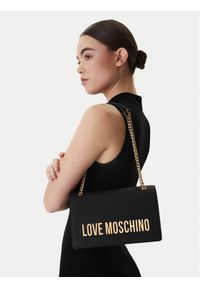 Love Moschino - LOVE MOSCHINO Torebka JC4192PP1OKD0000 Czarny. Kolor: czarny. Materiał: skórzane #1