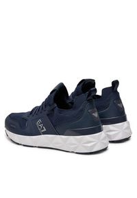 EA7 Emporio Armani Sneakersy X8X175 XK380 U060 Granatowy. Kolor: niebieski. Materiał: materiał #2