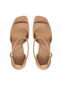 Aldo Sandały Florianna 14296302 Beżowy. Kolor: beżowy. Materiał: skóra #4
