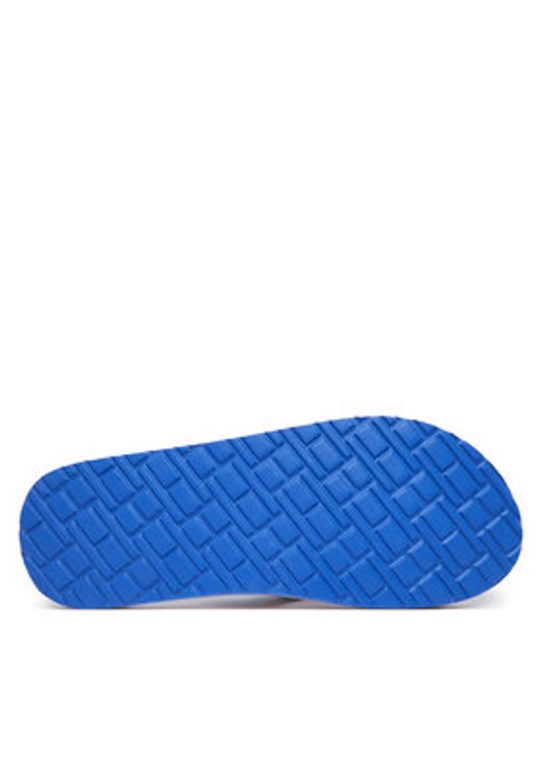 TOMMY HILFIGER - Tommy Hilfiger Japonki Patch Hilfiger Beach Sandal FM0FM05903 Niebieski. Kolor: niebieski. Materiał: materiał