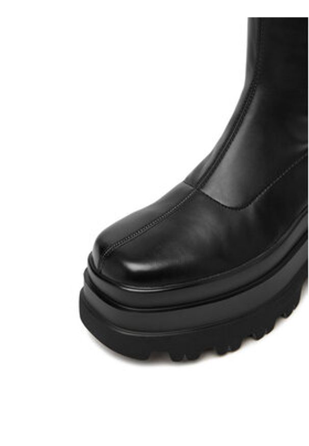 DeeZee Kozaki 2163-11 Czarny. Kolor: czarny. Materiał: syntetyk, materiał