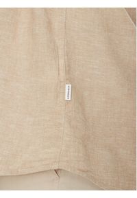 Lindbergh Koszula 30-203344B Beżowy Relaxed Fit. Kolor: beżowy. Materiał: bawełna #4