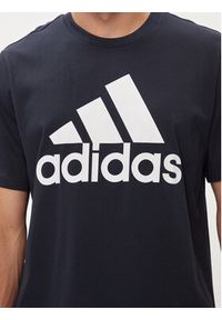 Adidas - adidas T-Shirt Essentials Single Jersey Big Logo T-Shirt IC9348 Niebieski Regular Fit. Kolor: niebieski. Materiał: bawełna #6