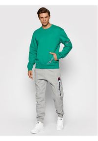 Champion Bluza Blend Asymmetric Pocket 216550 Zielony Custom Fit. Kolor: zielony. Materiał: bawełna