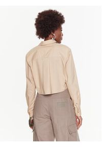 Remain Koszula Cotton Poplin RM2069 Beżowy Regular Fit. Kolor: beżowy. Materiał: bawełna
