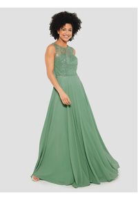 Swing Sukienka wieczorowa 5AD19800 Zielony Regular Fit. Kolor: zielony. Materiał: syntetyk. Styl: wizytowy #6