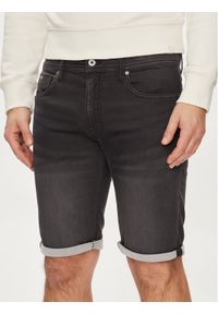 Pepe Jeans Szorty jeansowe Slim Gymdigo Short PM801075XG7 Szary Slim Fit. Kolor: szary. Materiał: bawełna