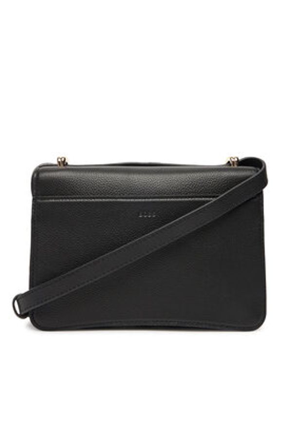 BOSS Torebka 50554935 Czarny. Kolor: czarny. Materiał: skórzane