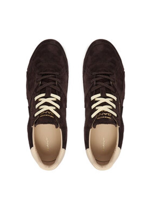 GANT - Gant Sneakersy 32533275 Brązowy. Kolor: brązowy. Materiał: zamsz, skóra