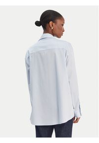 Guess Koszula W6RH57 WAF10 Błękitny Oversize. Kolor: niebieski. Materiał: bawełna #2