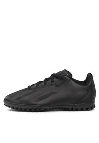 Adidas - adidas Buty do piłki nożnej X Crazyfast.4 Turf Boots IE4084 Czarny. Kolor: czarny. Materiał: skóra #4