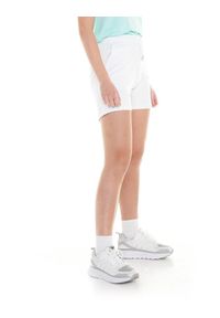 LEONE 1947 APPAREL - Podstawowe spodenki damskie. Kolor: biały. Materiał: tkanina. Sport: fitness