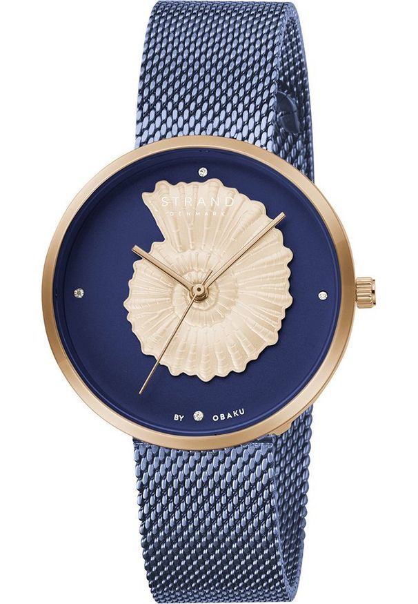 Zegarek Strand Zegarek damski Strand S700LHVLML-DSS CYRKONIE niebieski. Kolor: niebieski