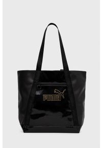 Puma torebka kolor czarny. Kolor: czarny. Rodzaj torebki: na ramię