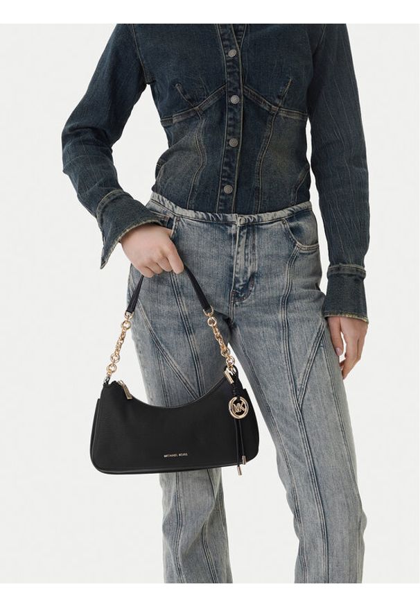 MICHAEL Michael Kors Torebka 32R6GY5W8L Czarny. Kolor: czarny. Materiał: skórzane