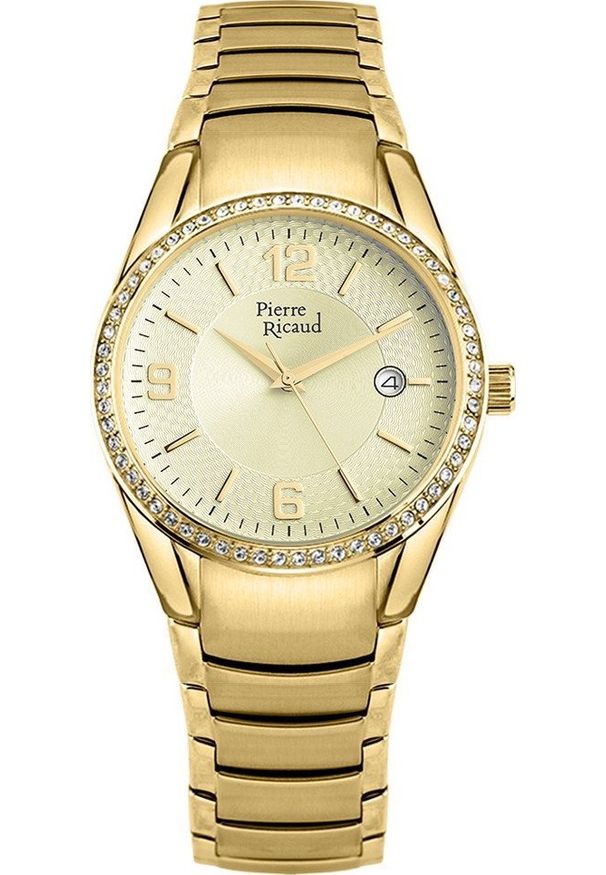 Zegarek Pierre Ricaud Zegarek damski Pierre Ricaud P21032.1151QZ złoty. Kolor: złoty
