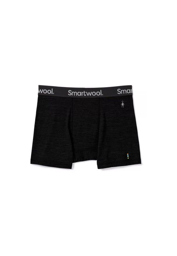 Bokserki męskie Smartwool Merino Sport Boxer Brief. Kolor: czarny