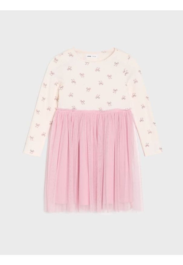 Sinsay - Sukienka z tiulem - wielobarwny. Materiał: tiul