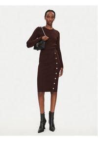 Pinko - PINKO Spódnica ołówkowa Costina 104021 A15S Brązowy Regular Fit. Kolor: brązowy. Materiał: syntetyk #4