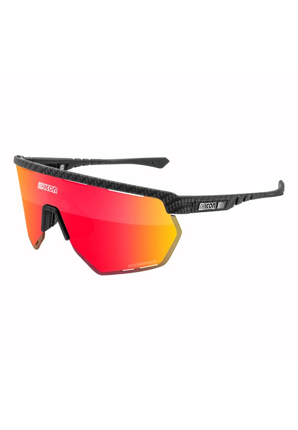 SCICON SPORTS - Okulary Scicon Aerowing SCNPP carbon matt. Kolor: czerwony