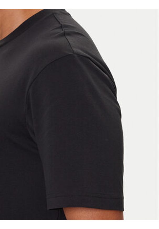 Hugo - HUGO T-Shirt Nulibax 50549155 Czarny Regular Fit. Kolor: czarny. Materiał: bawełna