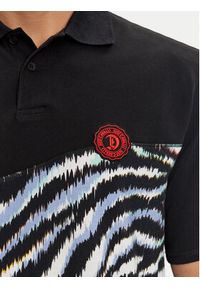 Just Cavalli Polo 76OAG6R1 Czarny Regular Fit. Typ kołnierza: polo. Kolor: czarny. Materiał: bawełna #4