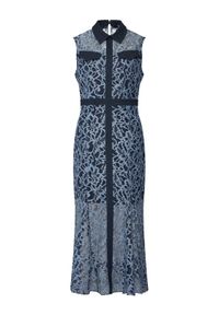 French Connection Sukienka koktajlowa 719A0 Granatowy Regular Fit. Kolor: niebieski. Materiał: syntetyk. Styl: wizytowy #1