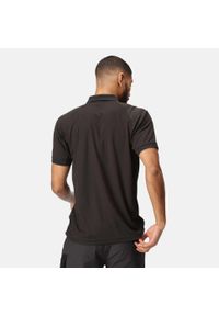 Regatta - Koszulka polo robocza męska Coolweave. Typ kołnierza: polo. Kolor: czarny. Materiał: materiał. Sport: turystyka piesza #2