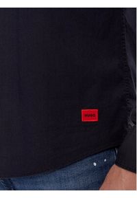 Hugo Koszula Ermo 50500216 Granatowy Slim Fit. Kolor: niebieski. Materiał: bawełna #4