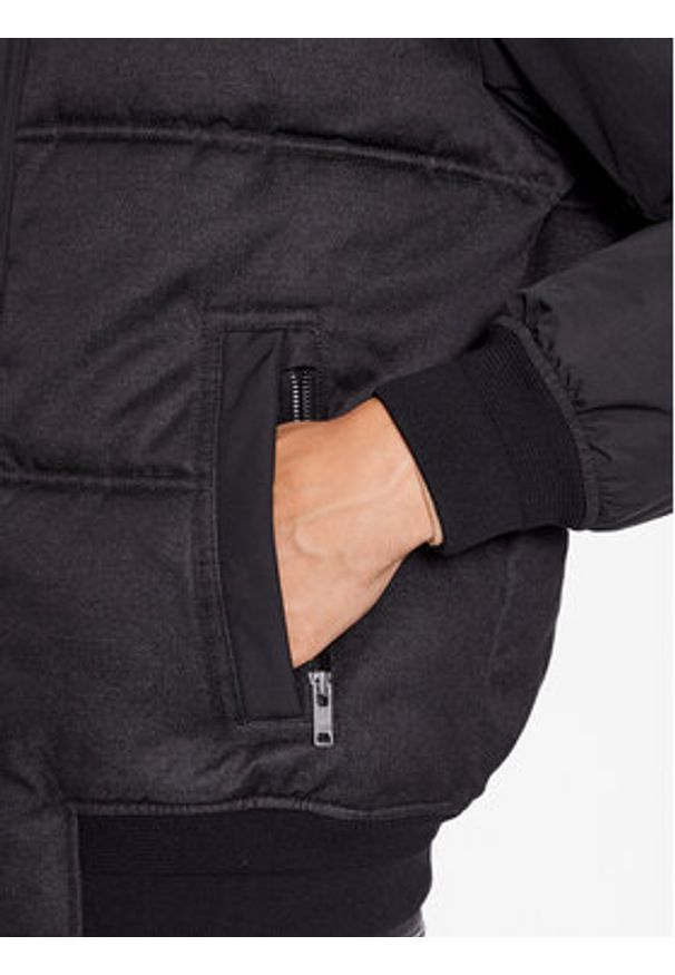 BOSS Kurtka zimowa Oglitch 50504445 Czarny Relaxed Fit. Kolor: czarny. Materiał: bawełna. Sezon: zima