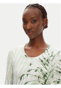 Olsen Bluzka 11105126 Zielony Regular Fit. Kolor: zielony. Materiał: bawełna #5