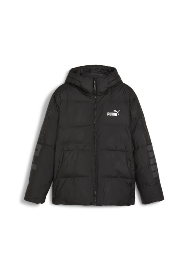 Kurtka Puma Power, Mężczyźni. Kolor: czarny. Materiał: poliester, materiał, puch